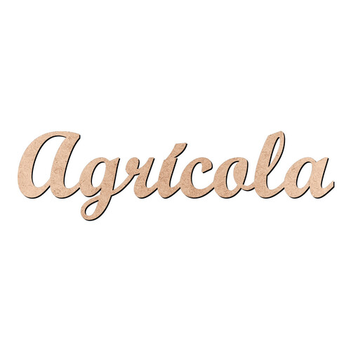 Recorte Agrícola Script Mt Std / MDF 3mm
