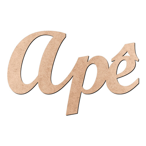 Recorte Apê Script Mt Std / MDF 3mm