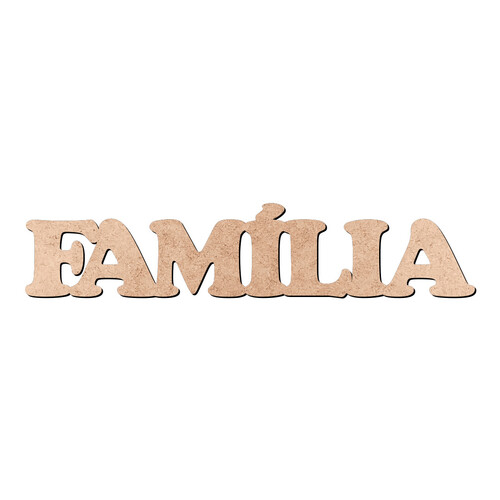 Recorte FAMÍLIA Cooper Black / MDF 3mm