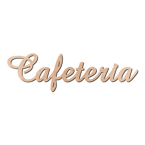 Recorte Cafeteria Amaze / MDF 3mm