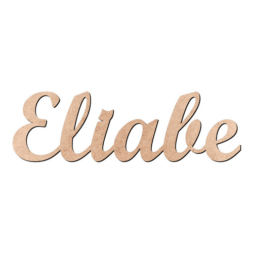 Recorte Eliabe Script Mt Std / MDF 3mm