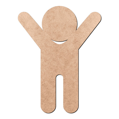 Recorte Boneco Menino / MDF 3mm