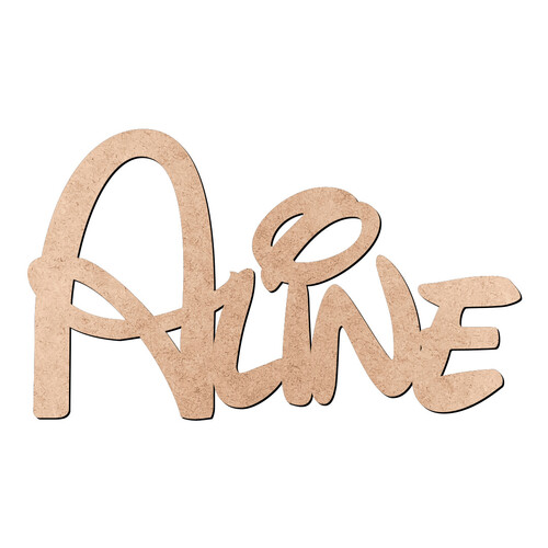 Recorte Aline Disney / MDF 3mm