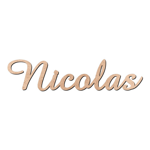 Recorte Nicolas Amaze / MDF 3mm