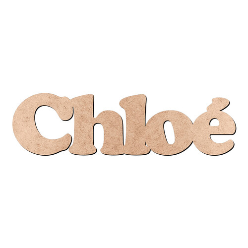 Recorte Chloé Cooper Black / MDF 3mm