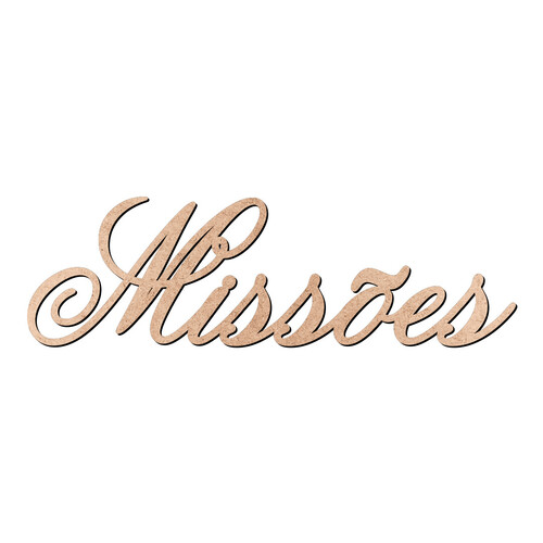 Recorte Missões Old Script / MDF 3mm