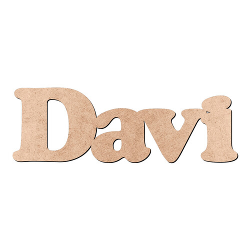 Recorte Davi Cooper Black / MDF 3mm