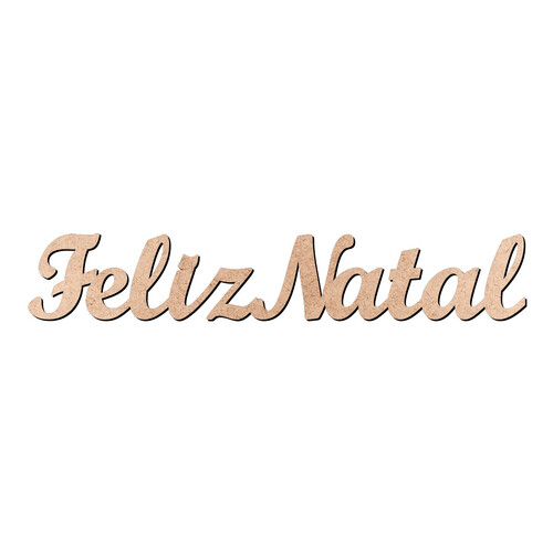 Recorte Feliz Natal / MDF 3mm