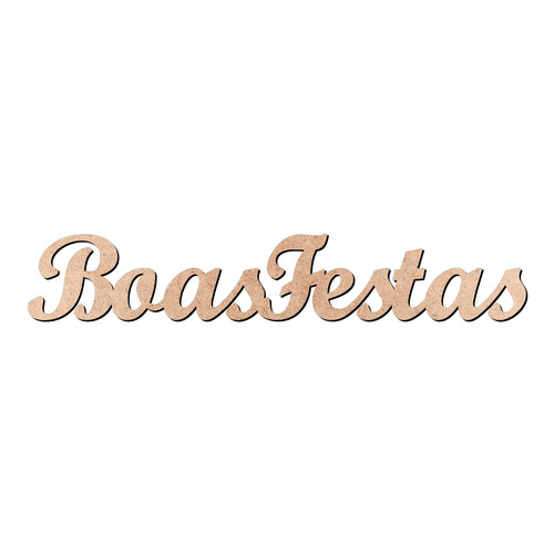 Recorte Boas Festas / MDF 3mm