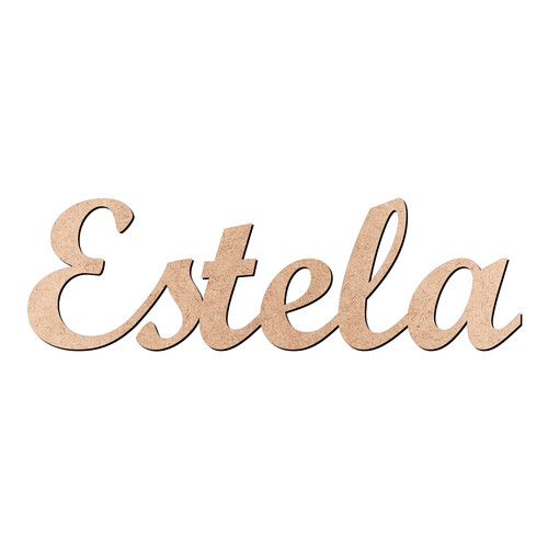 Recorte Estela Script Mt Std / MDF 3mm