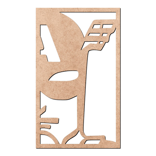 Recorte Quadro Capitão América / MDF 3mm