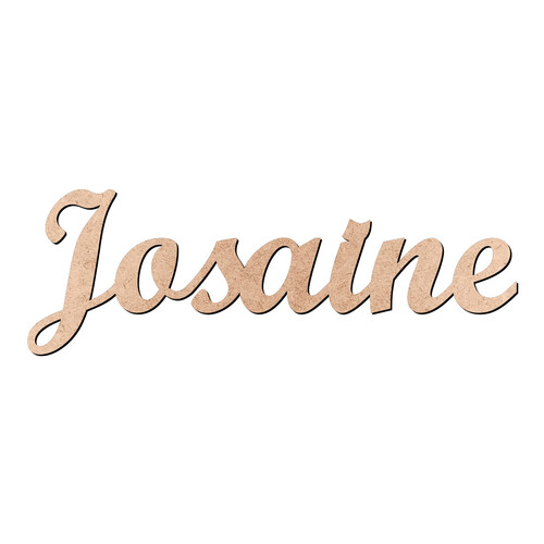 Recorte Josaine Script Mt Std / MDF 3mm