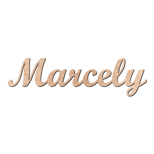 Recorte Marcely Script Mt Std / MDF 3mm