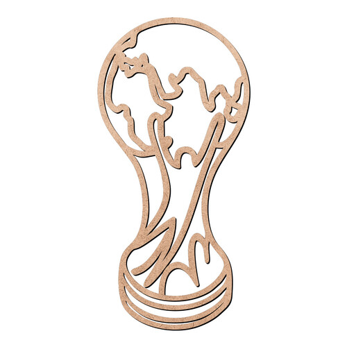 Recorte Troféu Copa do Mundo / MDF 3mm