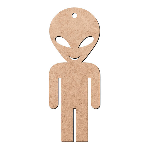 Recorte Extraterrestre Furinho / MDF 3mm
