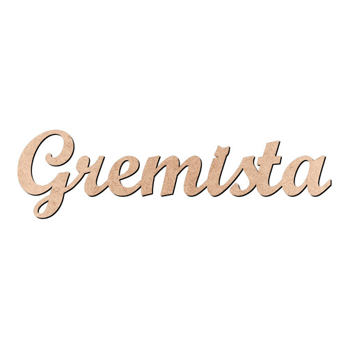 Recorte Gremista Script Mt Std / MDF 3mm