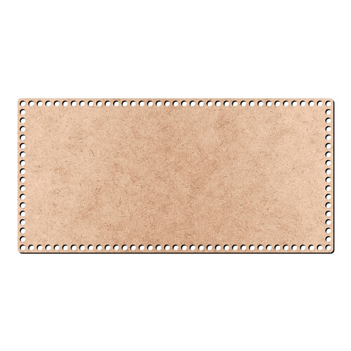 Recorte Base Ret Cesto Crochê 21 x 43 cm / MDF 3mm