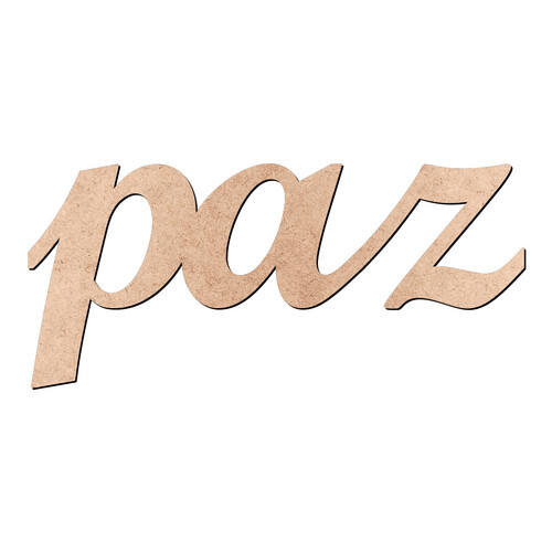 Recorte paz Script Mt Std / MDF 3mm
