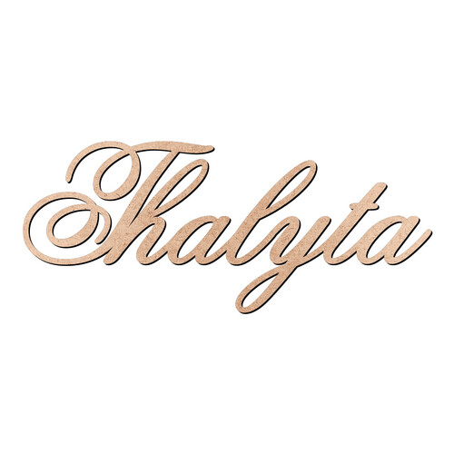 Recorte Thalyta Old Script / MDF 3mm