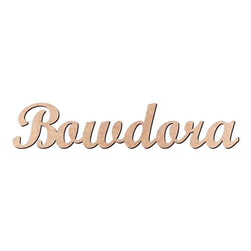 Recorte Bowdora Script Mt Std / MDF 3mm