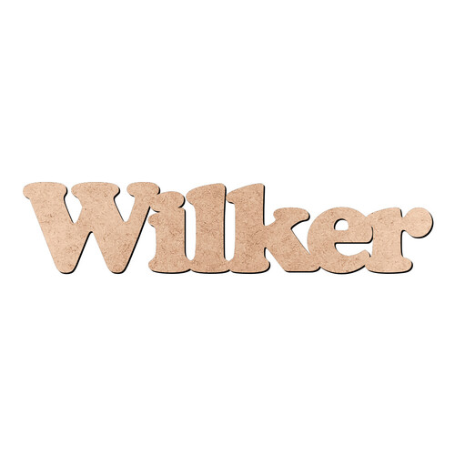 Recorte Wilker Cooper Black / MDF 3mm