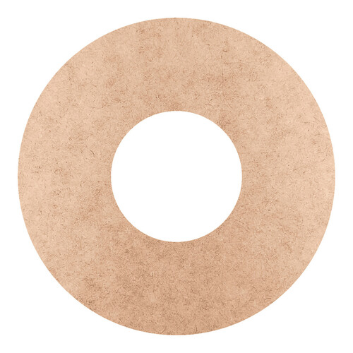 Recorte Moldura Cir 8,5 cm Borda 2,5 cm / MDF 3mm