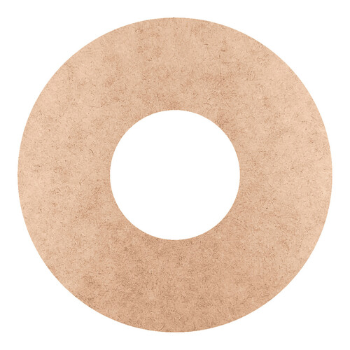 Recorte Moldura Cir 8,5 cm Borda 2,5 cm / MDF 3mm