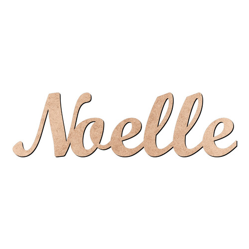 Recorte Noelle Script Mt Std / MDF 3mm