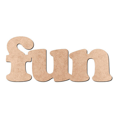 Recorte fun Cooper Black / MDF 3mm