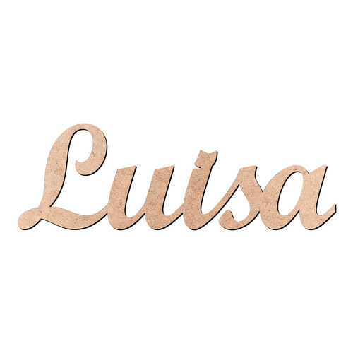 Recorte Luisa Script Mt Std / MDF 3mm