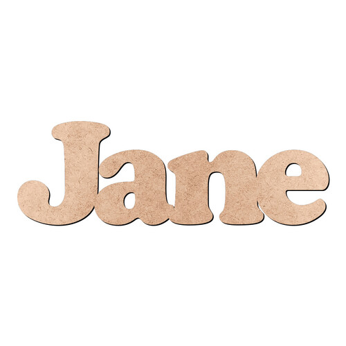 Recorte Jane Cooper Black / MDF 3mm
