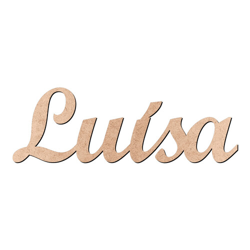 Recorte Luísa Script Mt Std / MDF 3mm