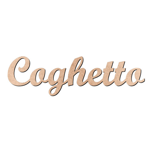 Recorte Coghetto Script Mt Std / MDF 3mm
