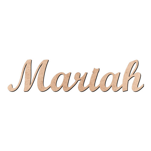 Recorte Mariah Script Mt Std / MDF 3mm