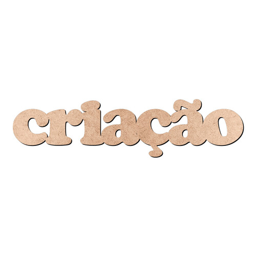 Recorte criação Cooper Black / MDF 3mm