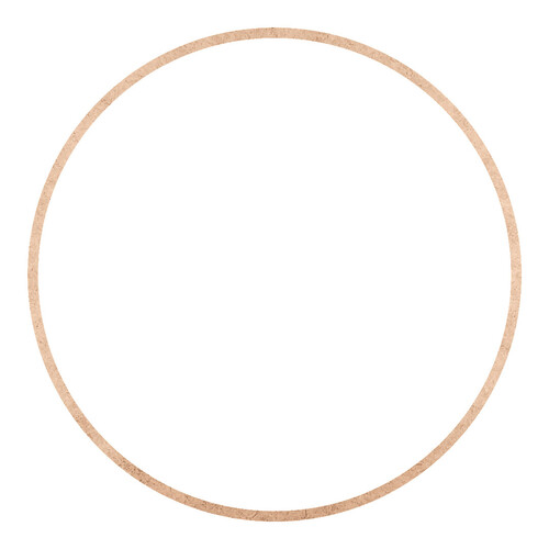 Recorte Moldura Cir 23 cm Borda 0,5 cm / MDF 3mm