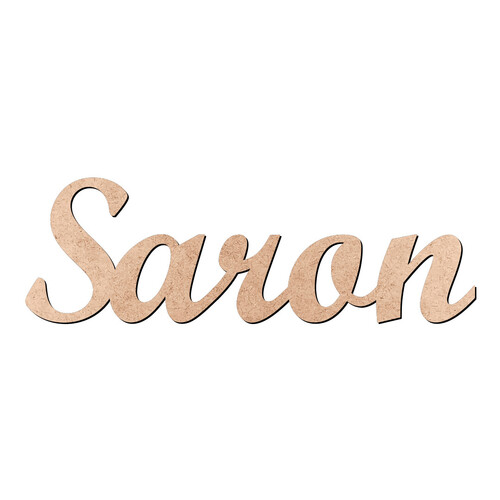 Recorte Saron Script Mt Std / MDF 3mm