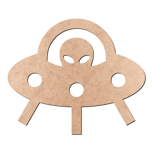 Recorte Disco Voador ET Raios / MDF 3mm