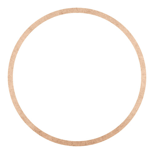 Recorte Moldura Cir 54 cm Borda 2 cm / MDF 3mm