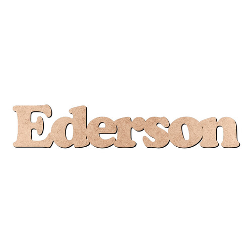 Recorte Ederson Cooper Black / MDF 3mm