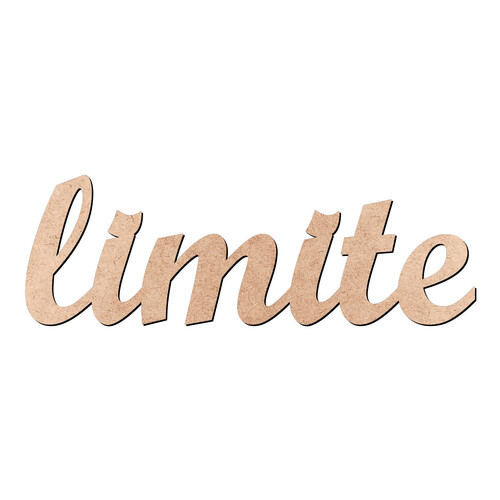 Recorte limite Script Mt Std / MDF 3mm