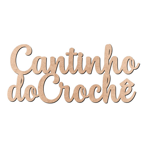 Recorte Cantinho do Crochê / MDF 3mm