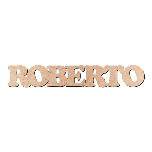 Recorte ROBERTO Cooper Black / MDF 3mm