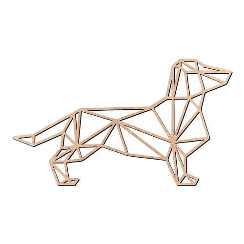 Recorte Basset Geométrico / MDF 3mm