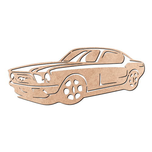Recorte Mustang / MDF 3mm