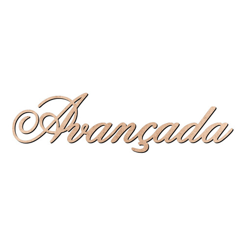 Recorte Avançada Old Script / MDF 3mm