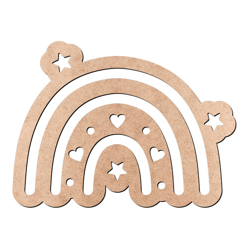 Recorte Arco-íris / MDF 3mm