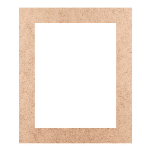 Recorte Moldura Ret 35 x 29 cm Borda 4 cm / MDF 3mm