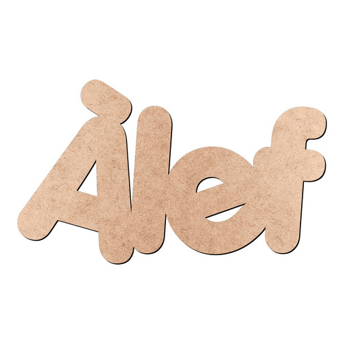 Recorte Àlef Porkys / MDF 3mm