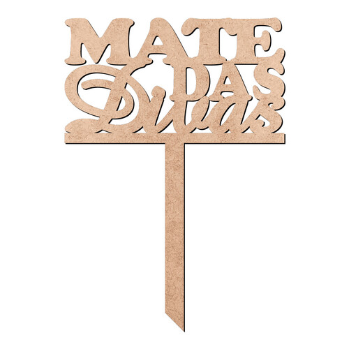 Recorte Enfeite de Cuia Mate das Divas / MDF 3mm